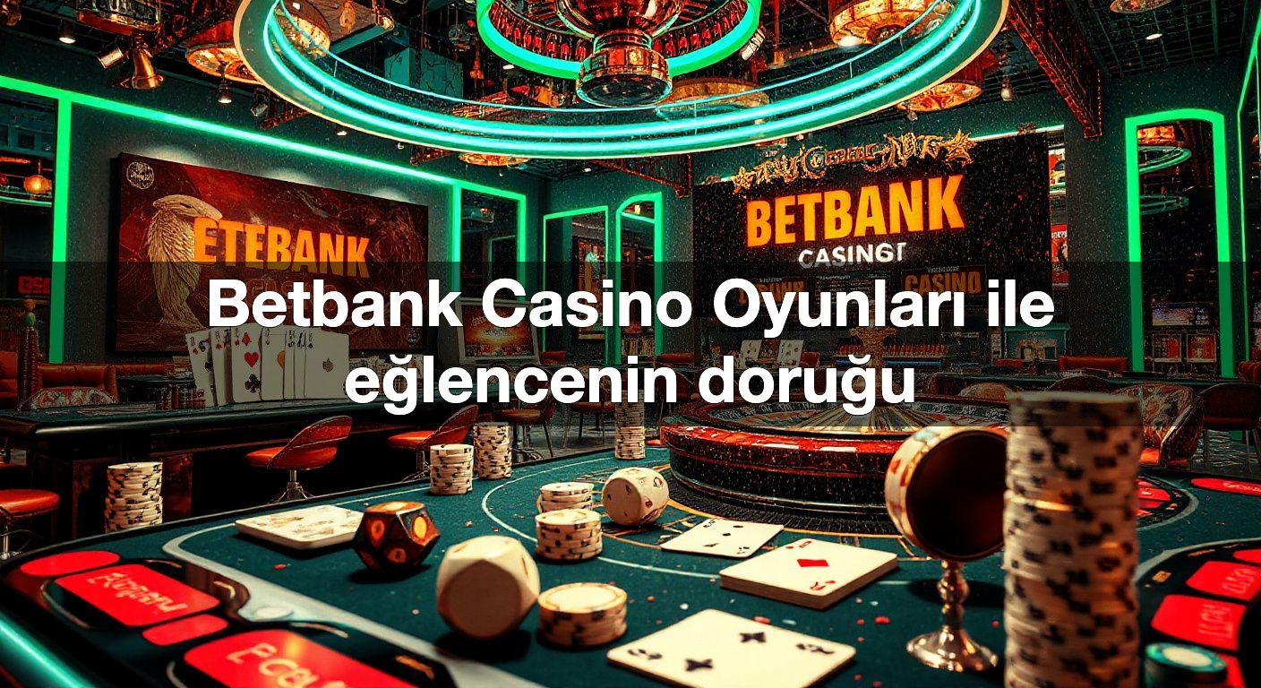 Betbank Casino Oyunları ile eğlencenin doruğu